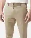 Pantalon Khakis Rocket Beige Bosque Medio Talla 38 Hombre Chevignon