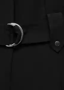 Enterizo Mono Matty Negro Talla S Mujer Mango