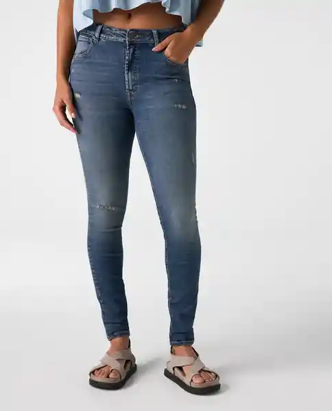 Jean Mujer Azul Talla 16 332G600_AZU174021