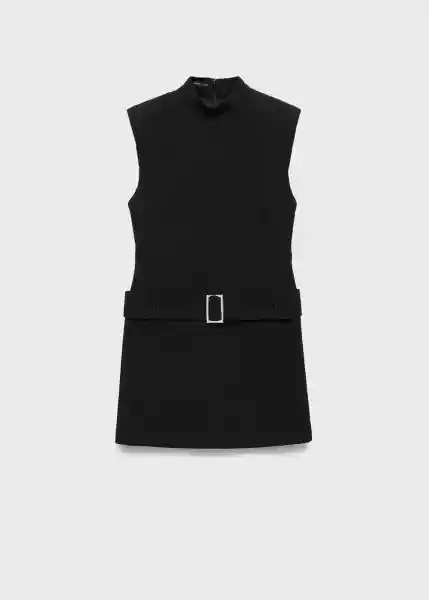 Vestido Pek Negro Talla XL Mujer Mango