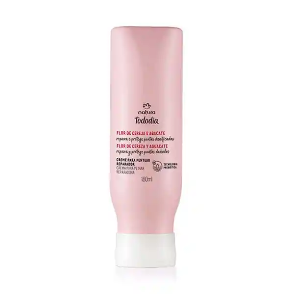 Crema Para Peinar Reparadora Flor de Cereza y Aguacate Tododia