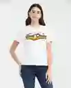 Camiseta Graphic Tee Crudo Prístino Claro XS Chevignon