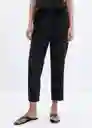 Pantalón Toffe-W Negro Talla M Mujer Mango