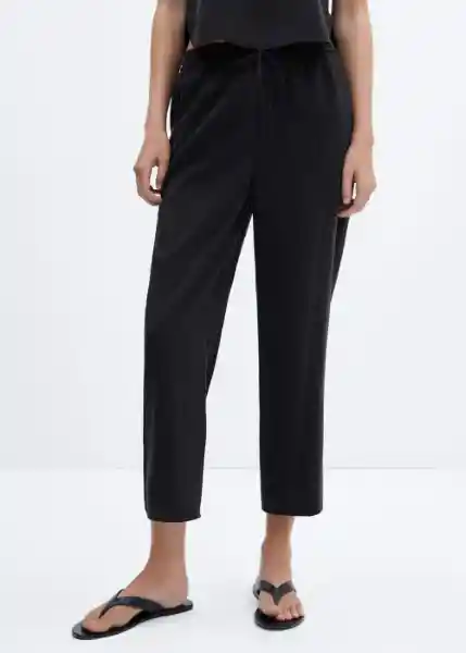 Pantalón Toffe-W Negro Talla M Mujer Mango