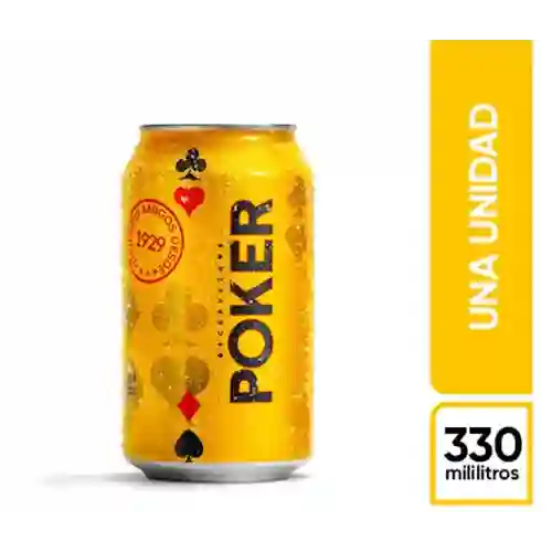 Cerveza Poker en Lata 330 ml