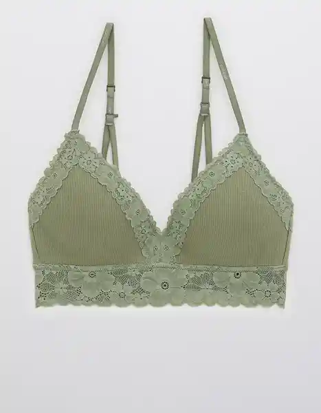 Brasier Aerie Verde Talla 34 C American Eagle 07998332