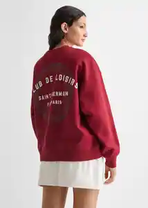 Buzo Sudadera Raquetas Rojo Talla 18 Teen Niñas Mango