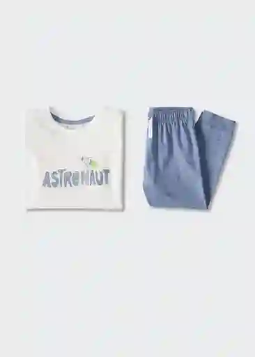 Pijama Pack Astroby Offwhite Talla 71 Niños Mango