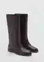 Botas Amor Chocolate Talla 37 Mujer Mango