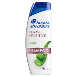 Shampoo Head Shoulders Dermo Sensitive Extractos de Sabila / Aloe Control Caspa Champu Head and Shoulders 375 ml