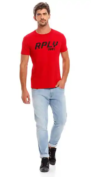 Replay Camiseta Roja Talla S