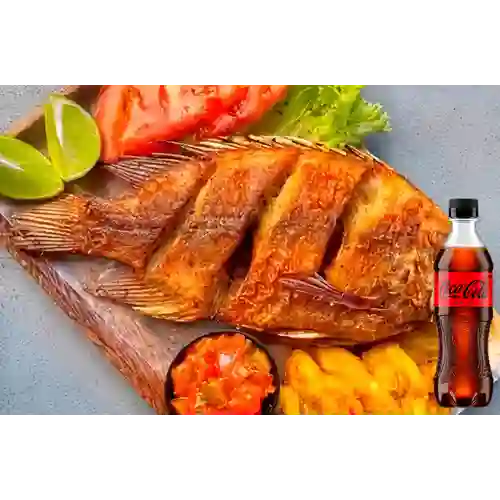 Combo Mojarra Frita + Coca-Cola ZERO 400ml
