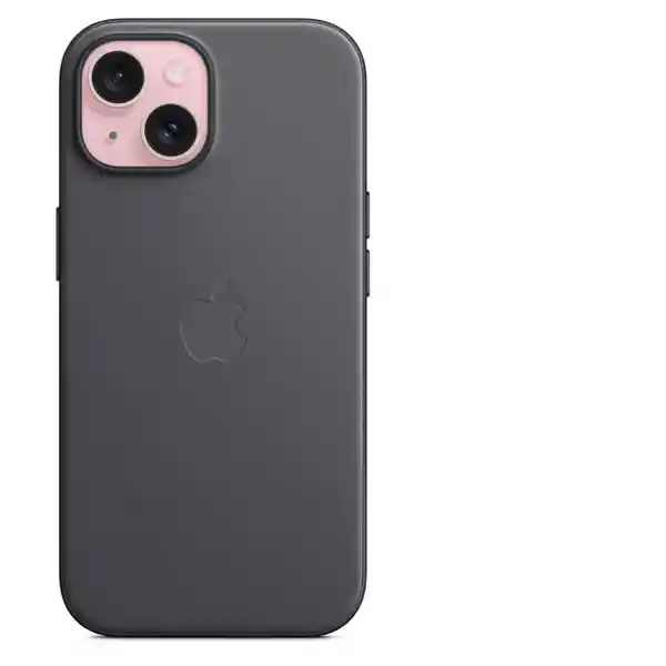 Apple Funda de Trenzado Fino Con Magsafe Para iPhone 15 Negro