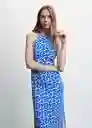 Vestido Lucy-H Color Azul Talla XL Mujer Mango