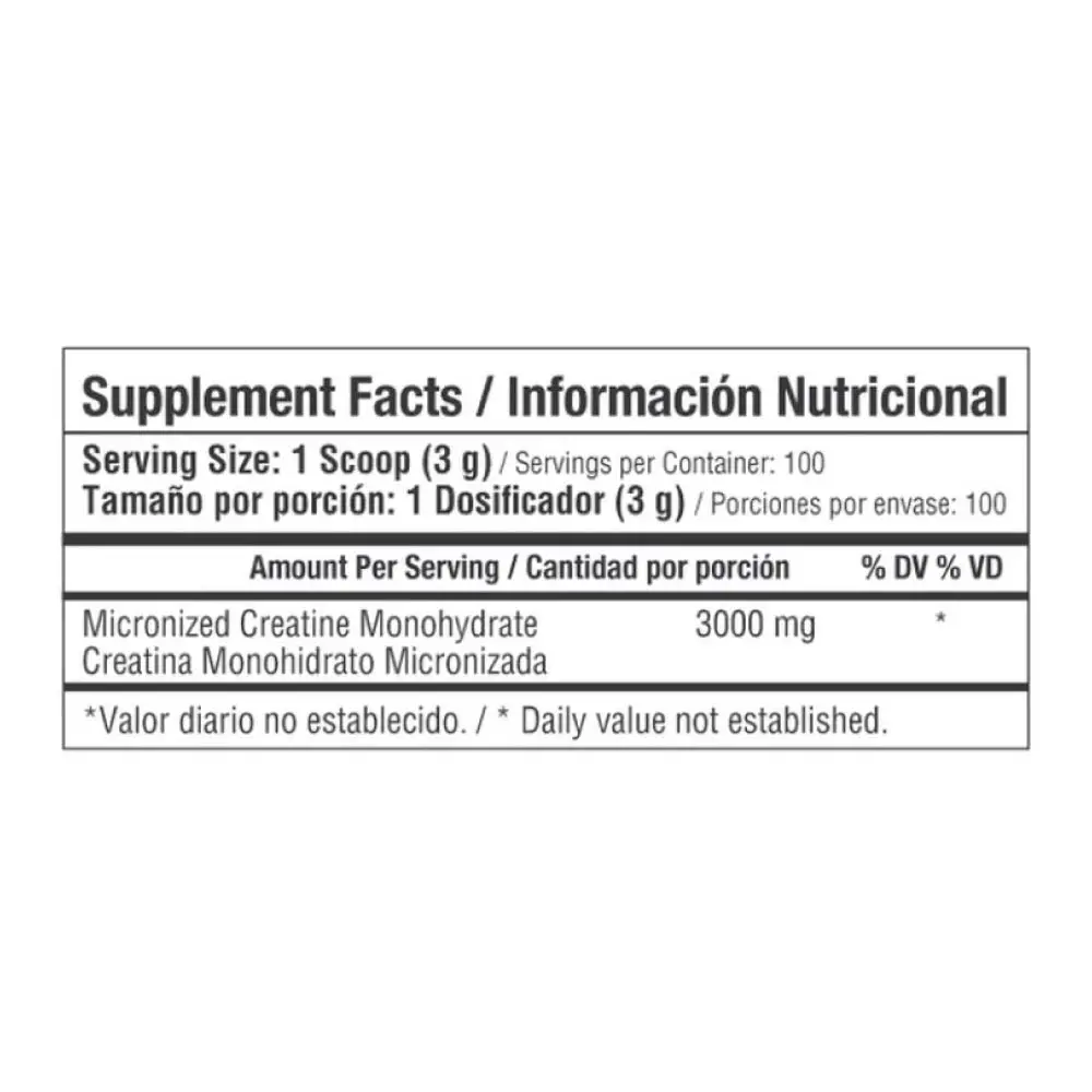 Healthy Sports Suplemento Dietario Creatine Monohydrate 3000 mg