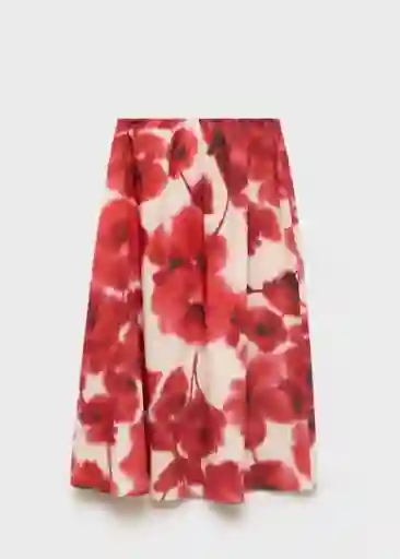 Falda Aquare Crudo Talla S Mujer Mango