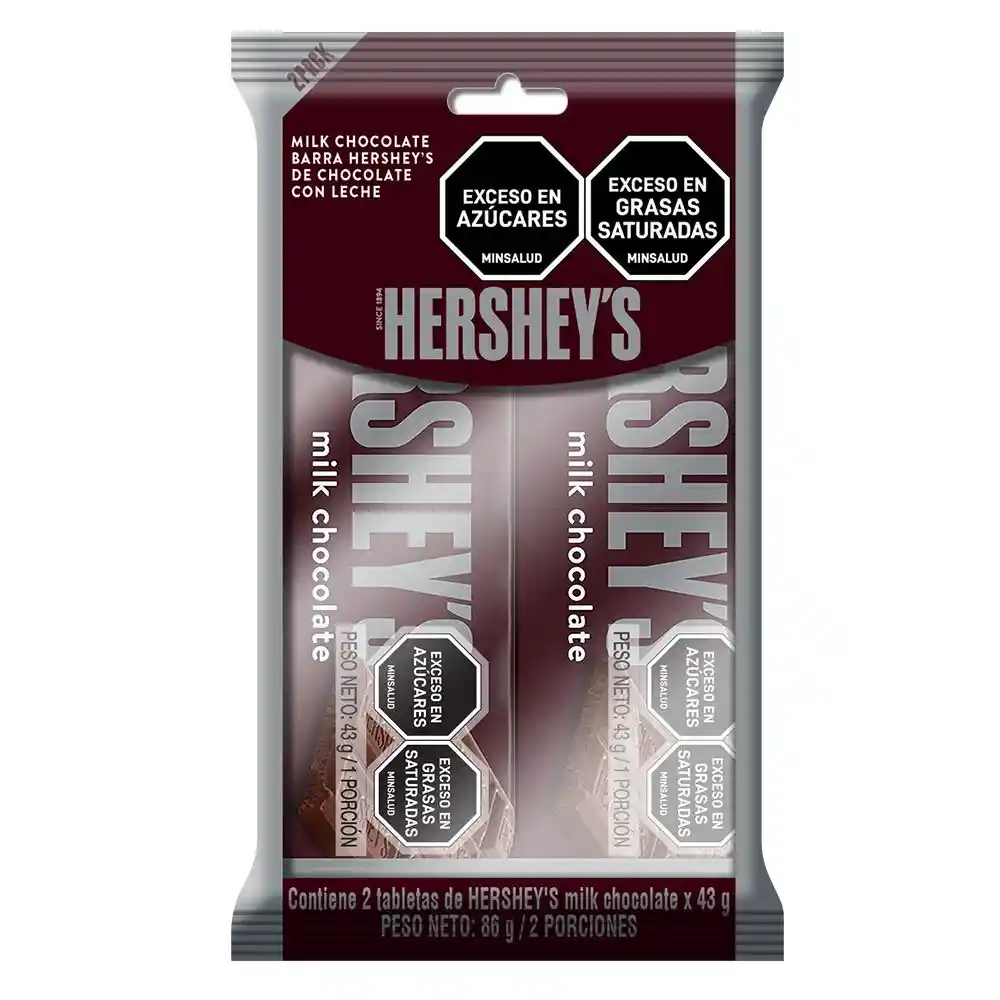 Milk Single Paquetehersheys 86 Gr