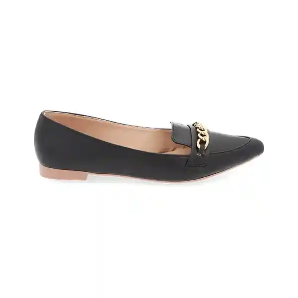 Zapatos Baleta Punta Missy Negra Talla 39 Mercedes Campuzano