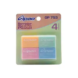 Kit Borrador X4 Pastel Gipao