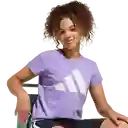 Adidas Camiseta Tee 160 Manga Corta Lifestyle Mujer Morado T M