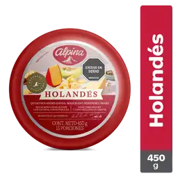 Queso Holandés Alpina Bloque 450 g