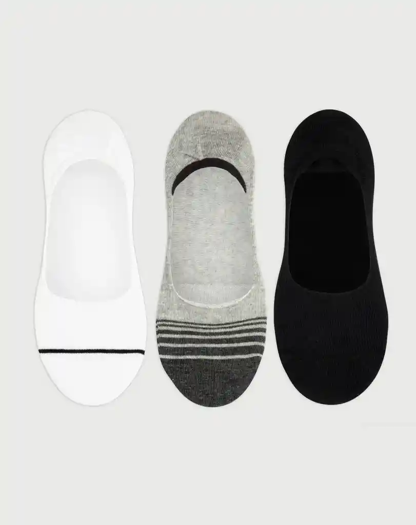 Medias Casuales Tipo Baletas Wacom X3 Punto Blanco Talla 09-11