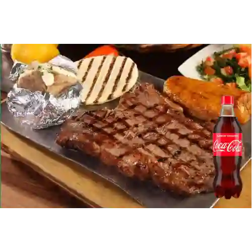 Combo Churrasco Bonanza + Coca Cola Original 600ML
