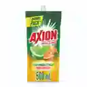 Lavaplatos Líquido Axion Explosión Cítrica Doypack 500 mL