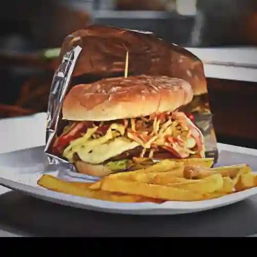 Combo Hamburguesa + Gaseosa + Papas