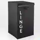 5Five Cesta Ropa Negro Plegable 105665