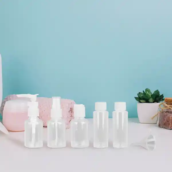 Kit de Botellas de Viaje Blanco Miniso