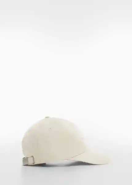 Gorra Mónaco Crudo Talla 99 Mujer Mango