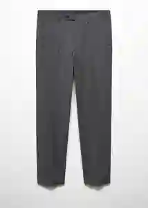 Pantalón Brasilia Gris Talla 38 Hombre Mango