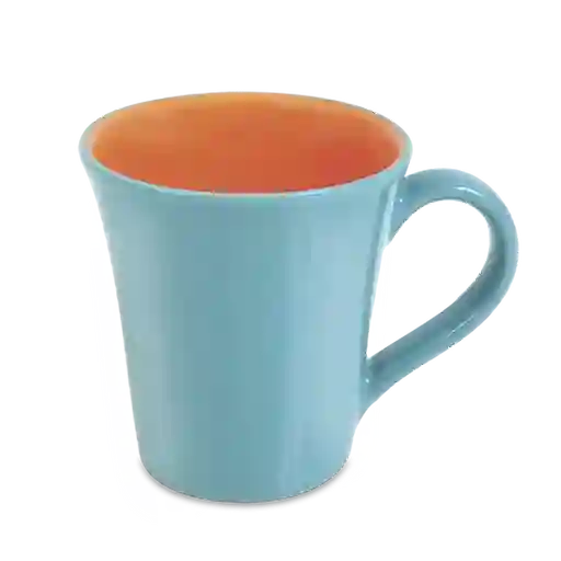 Oxford Mug Esverdeado Bicolor Naranja/Azul