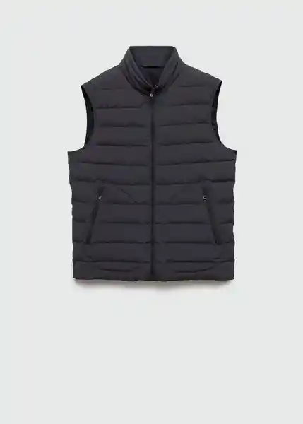 Chaleco Mirlost Antracita Talla M Hombre Mango