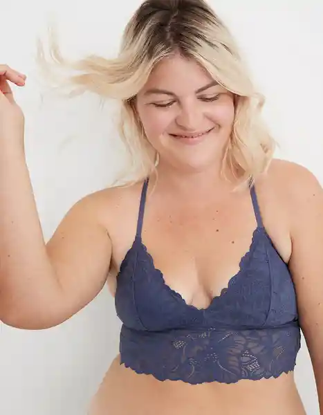 Bralette Aerie Azul Talla Small American Eagle 16983297