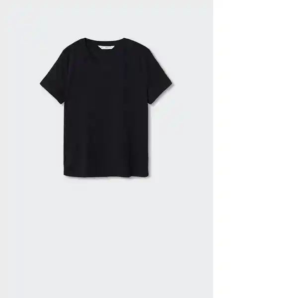 Camiseta Laki Negro Talla M Mujer Mango