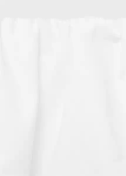 Falda Balloon Blanco Talla 36 Mujer Mango