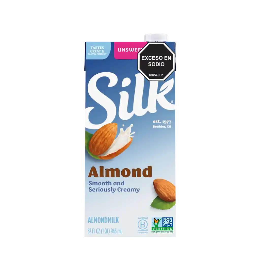 Silk Bebida De Almendras Sin Azúcar