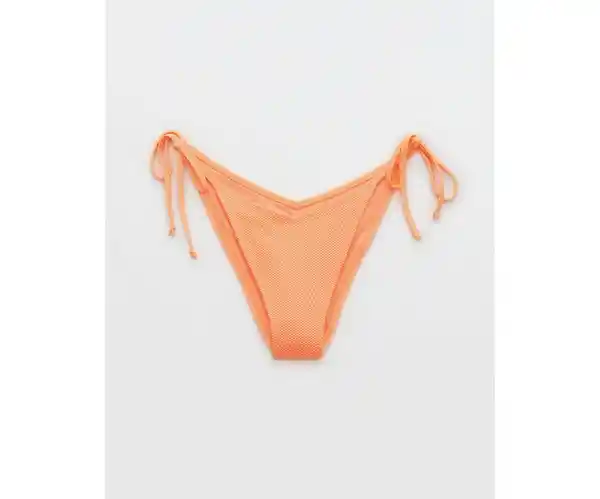 Panti Traje de Baño Aerie Naranja Talla MEDIUM American Eagle