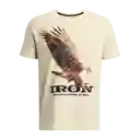 Under Armour Camiseta Pjt Rck Eagle Hombre Beige SM 1383224-273