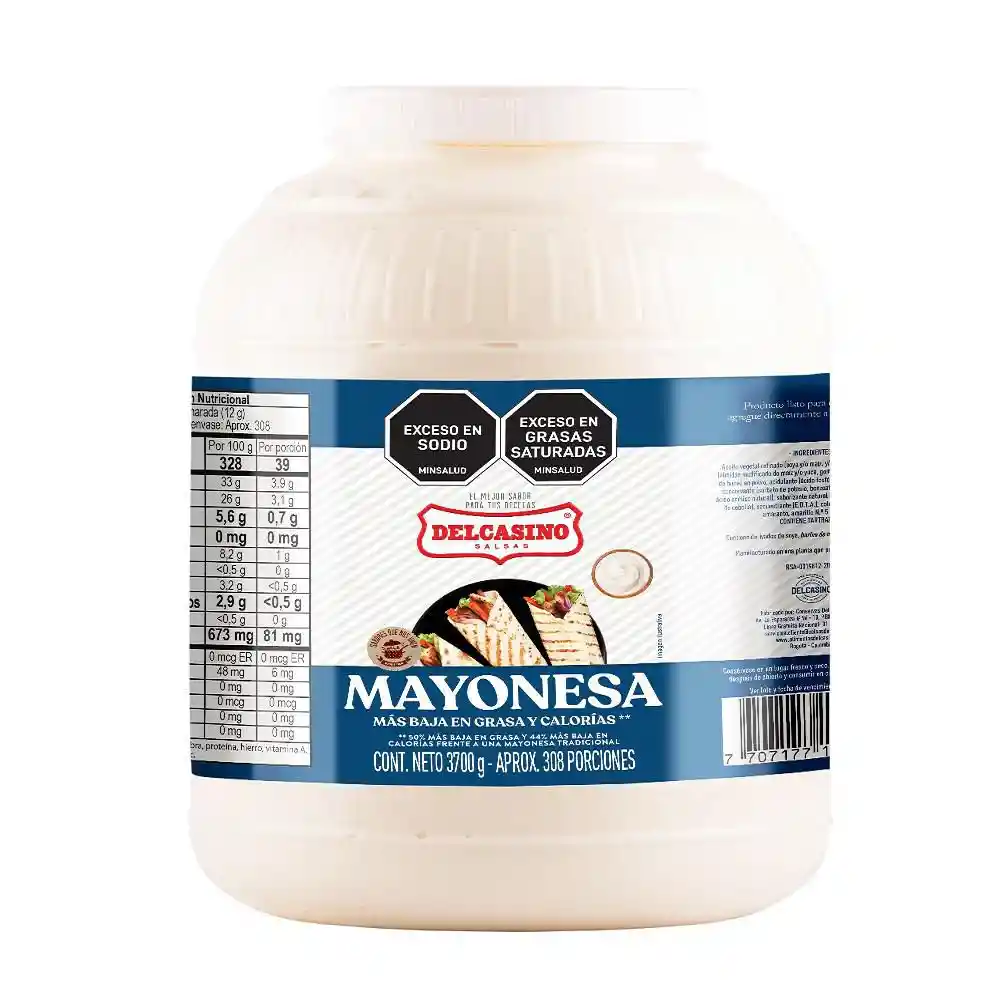 Mayonesa Galon Delcasino