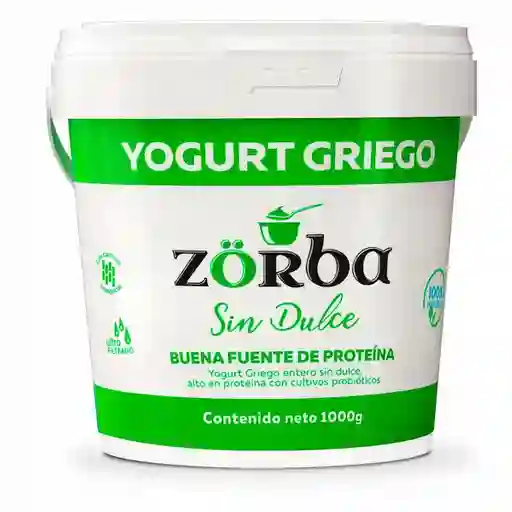 Zorba Yogurt Griego Natural sin Dulce