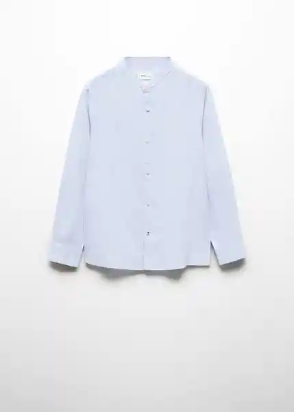 Camisa Albert Celeste Talla 07 Niños Mango