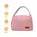 Lonchera Rectangular Lisa Serie Rosa Miniso