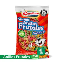 Cereal Anillos Frutales X 250 G Carolina