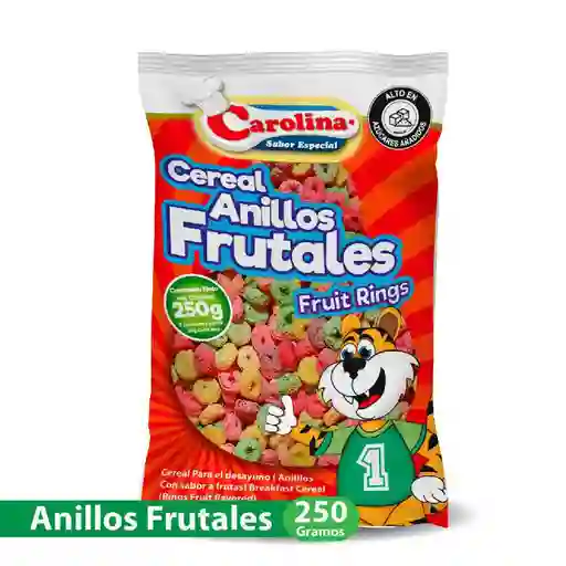 Cereal Anillos Frutales X 250 G Carolina