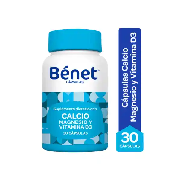Cápsulas Benet Calcio x 30 Cápsulas x 15 Und