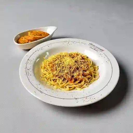 Spaghetti Pollo y Tocineta