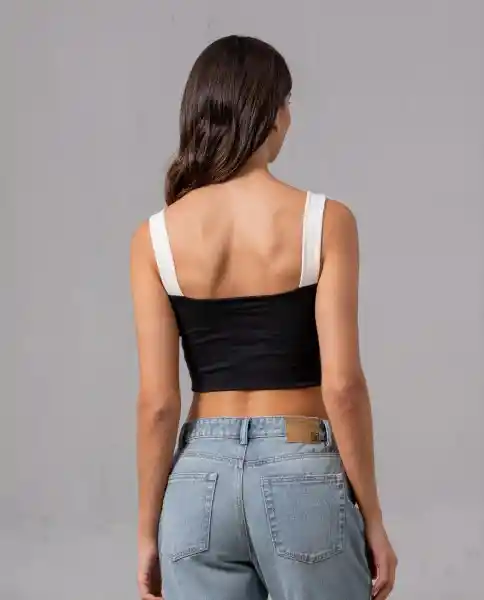 Camiseta Mujer Negro Noche Ultraoscuro Talla XS 35053 Rifle